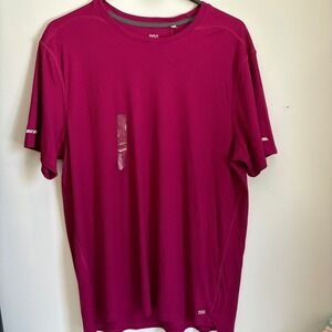 DSG Mens Large L Raspberry Sherbet Run SS Tee Moisture Wicking Reflective